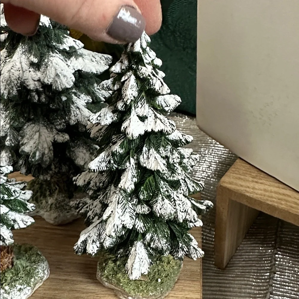 Department 56 Dept‎ Village Snowy Scotch Pines Set Of 3 Trees 52615